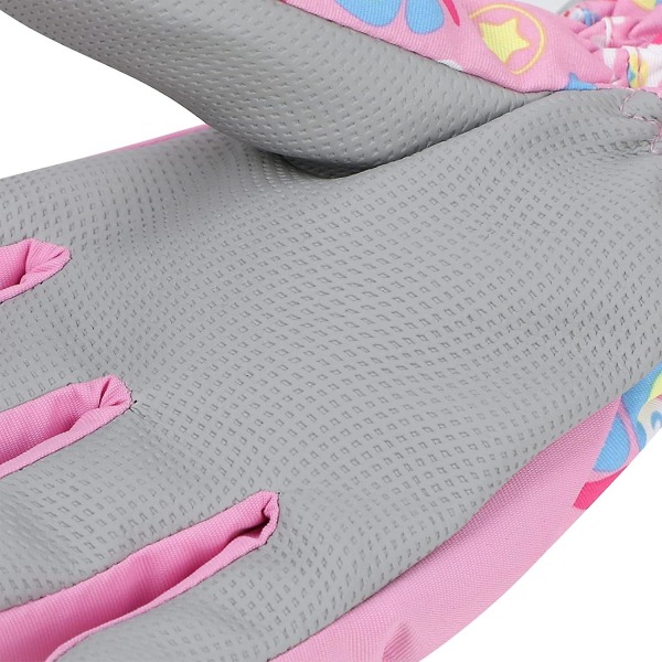 Vinterhandskar för barn vattentäta skidhandskar pink XS