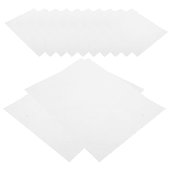 Påfyllningspapper för pressblommor, absorberingspapper för växter och blomtorkning, vit rektangulär 30-pack