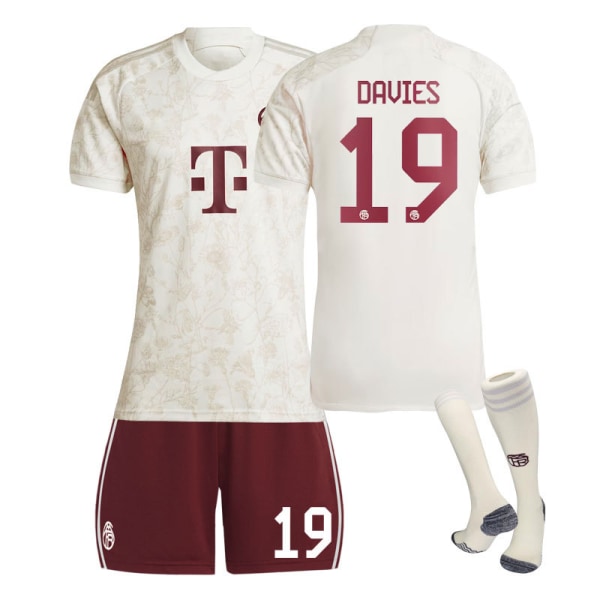 2324 Bayern München anden gæstetrøje børnemodel studerende voksen træning sportssæt holduniform herre- og damefodbolduniform No.19 2XL