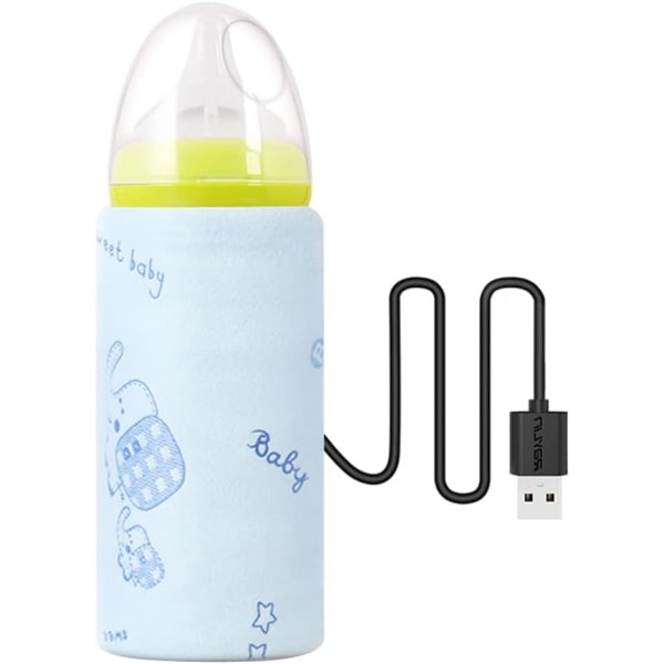 Bärbar flaska USB värmeväska med baby - USB laddningstermostat