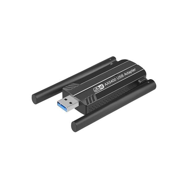 5400Mbps WiFi 6E nettverkskort USB 3.0 WiFi-adapter -Band 2,4G 5G 6G Wifi-mottakerdongel for 11 Dri