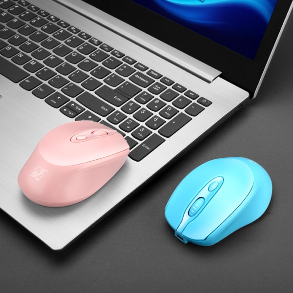 1st trådlös mus, skrivbordsladdningsmus för bärbar dator, Tablet PC Home Office Gaming-mus (svart)