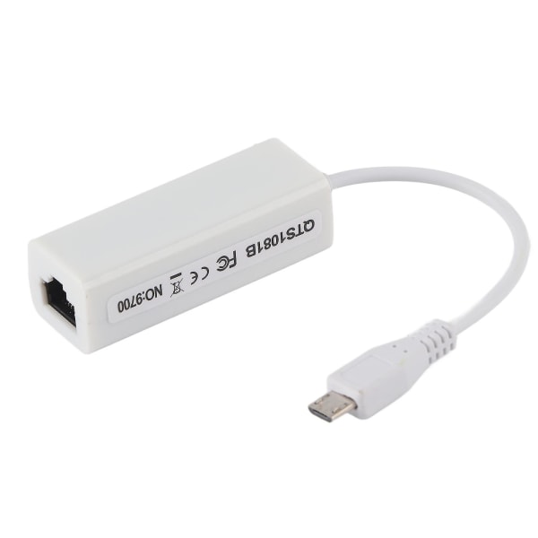 Nätverkskortsadapter Micro USB till Rj45 Ethernet-port för Raspberry Pi Zero 1.3/w moderkort