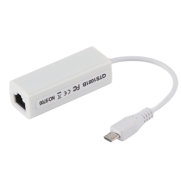 Netværkskortadapter Micro Usb til Rj45 Ethernet-port til Raspberry Pi Zero 1.3/w bundkort