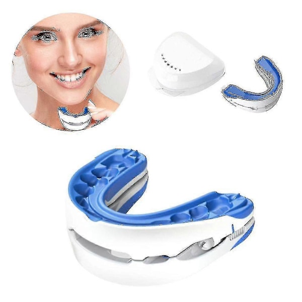 Anti-snorke Munnstykke Anti Snorke Enhet Søvnapné Beskyttelse Snorkestopper Anti Snorke Munnskjold