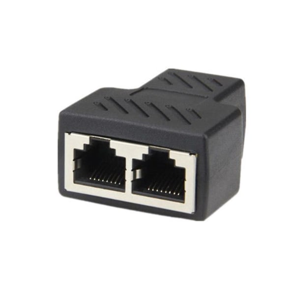 3 x 1 till 2 Lan Ethernet Network Splitter Connector Extender Adapter Plug för RJ45