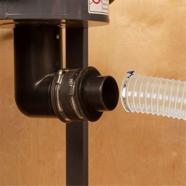 70145 4-tommer til 3-tommer Reducer, 4 til 3 Kanal Reducer, Inline Kanalventilator, Dyrkningstelt Ventilationssystem
