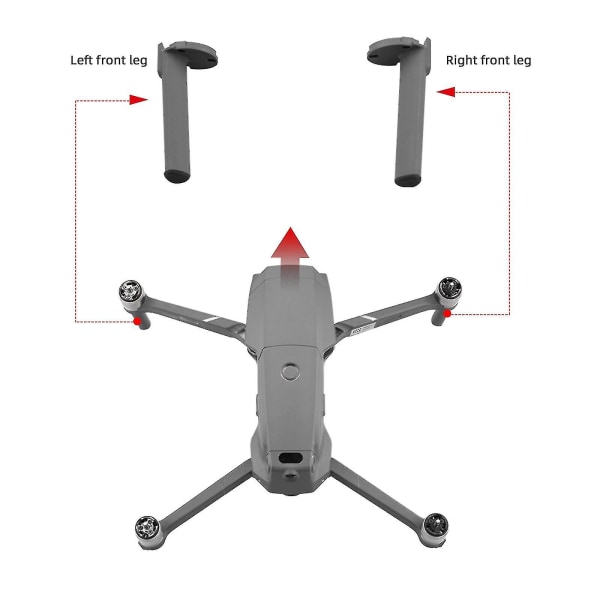 Etu vasen oikea korvaava jalka laskeutumistelineet jalka Mavic 2 Pro/zoom Drone korjausosat