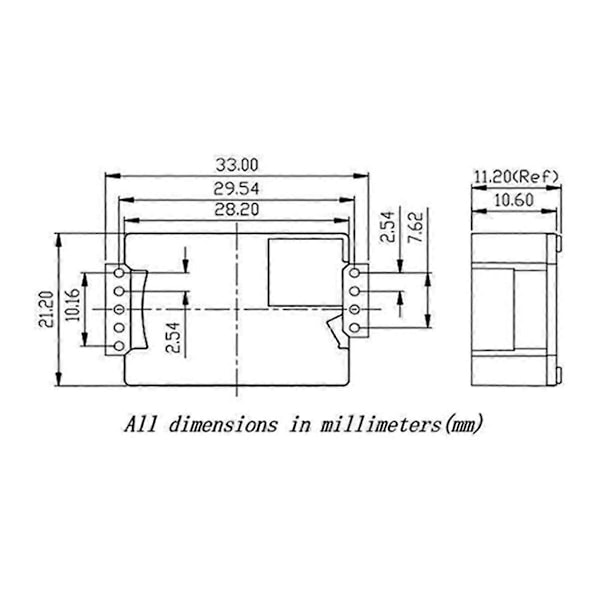 MH-Z19 MH-Z19C IR Infraröd CO2 Sensor Modul Koldioxid Gassensor NDIR Tillbehör