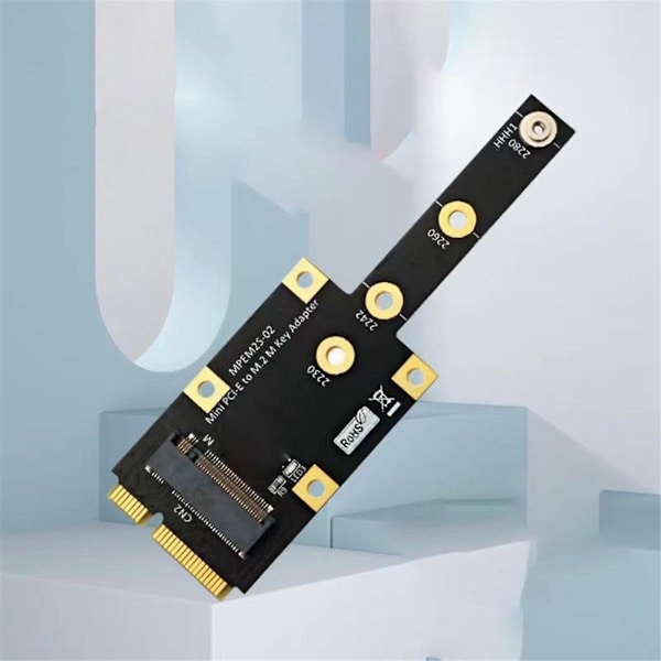 NVME SSD til MINI PCI-E Adapterkort M.2 NGFF NVME KEY M til MINI PCIE Multifunksjonsmodul