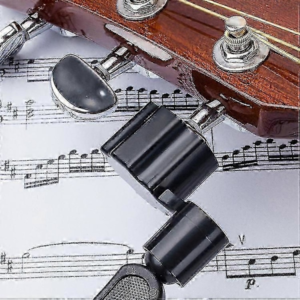 Gitarstrengkutter, Vinder, Brostift Trekker - 4 stk Svart for Bassgitar