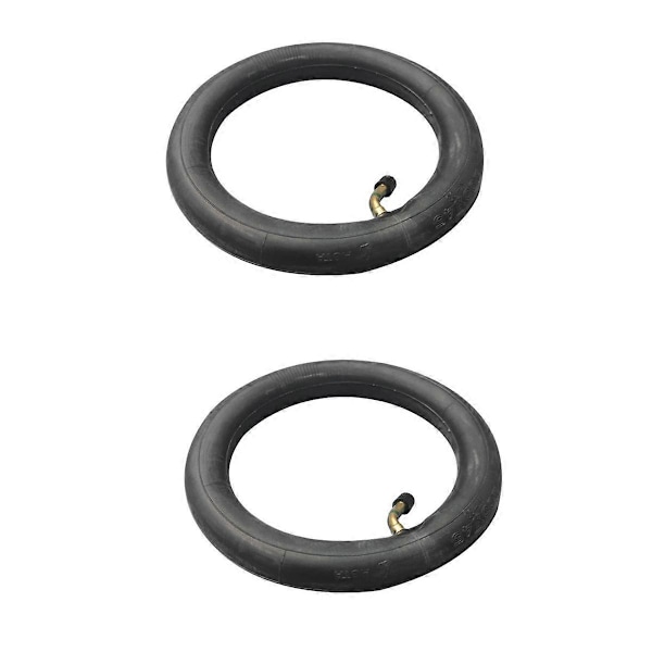 2 st 8 tum 8X1 1/4 Scooter Innertube med Böjd Ventil Passar A-Vikbar Cykel Elektrisk / Bensinscooter