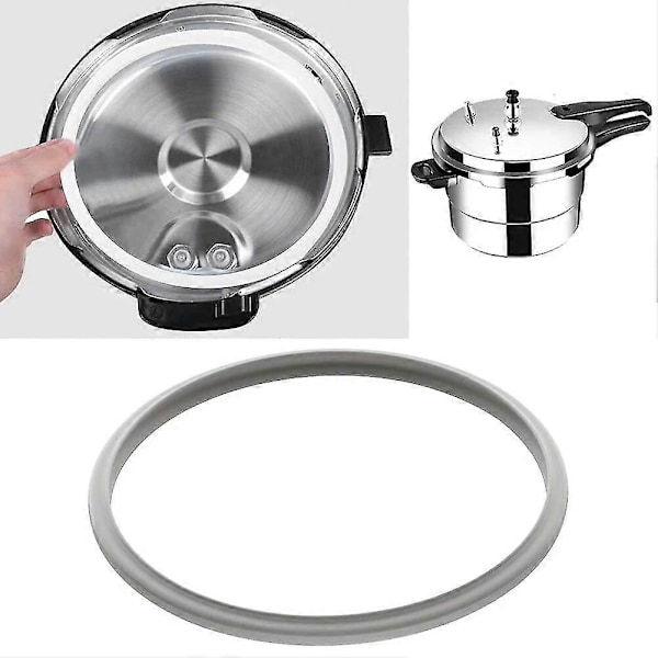 18cm/22cm/ 24cm/26cm Trykkoker Ring Tetningsring Gummi Silikon 1 stk Aluminium Trykkoker Klar