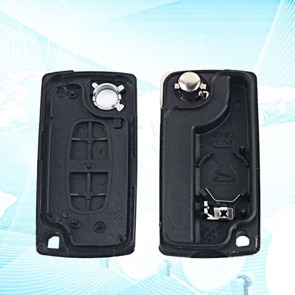 For Citroen Triumph Sega C4 C5 PEUGEOT 307 308 408 Peugeot remote control Folding case - 1PC