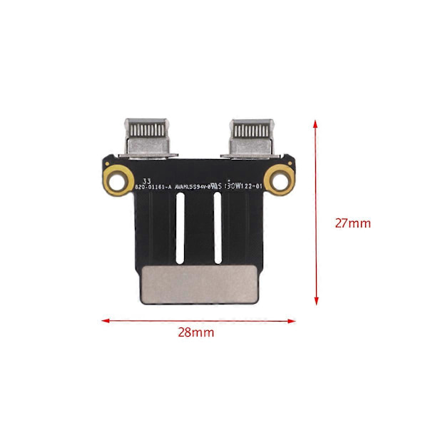 Udskiftning af opladningsportstik til MacBook Pro-modeller A1706 A1989 A2141 A2159 A2251 A2289 A2338