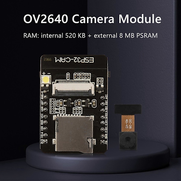 Esp32-cam-mb Wifi Bluetooth Utvecklingskort Ov2640 Kameramodul -usb Gränssnitt Ch340g Usb Till Ser