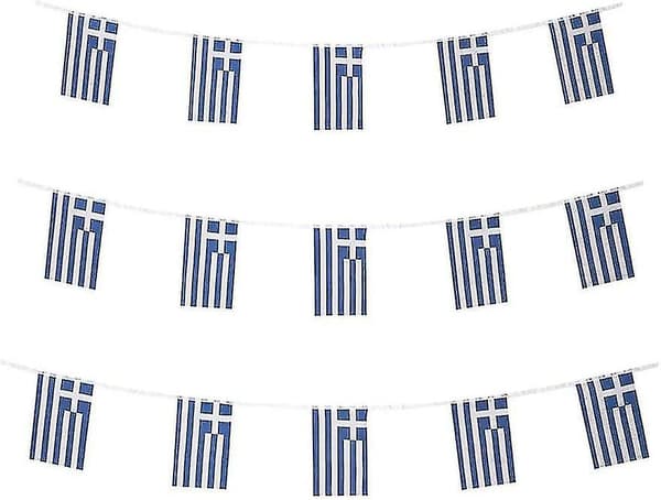Greske flagg Gresk liten streng Mini flagg Vimpel banner dekorasjoner - Hellas