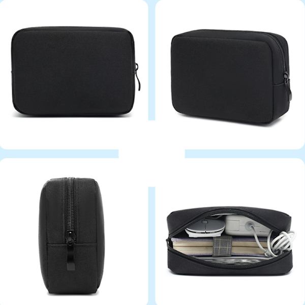 Electronics Bag for Tech Accessories Black