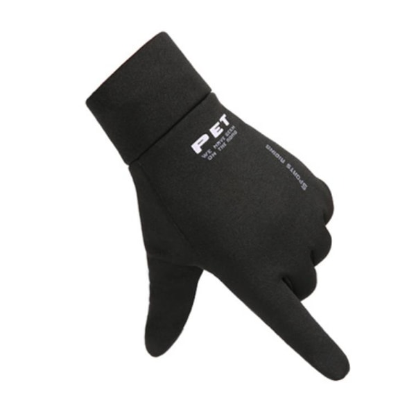 Vinter skridsikre handsker til mænd Vindtætte handsker - Grå