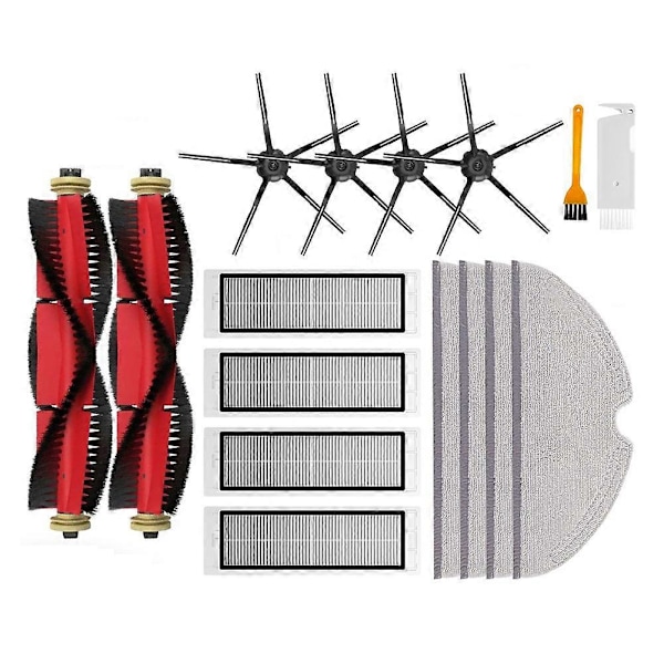 For S5 S5 Max S6 S6 MaxV S6 Pure E4 E5 Robotstøvsuger Reservedeler Hovedbørste Sidebørste Hepa Filter Mopp