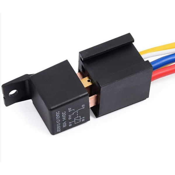 40A Relä JD2912JD1914 Plastmapp Monterad Bilrelä - 12V、5 Stift，1st