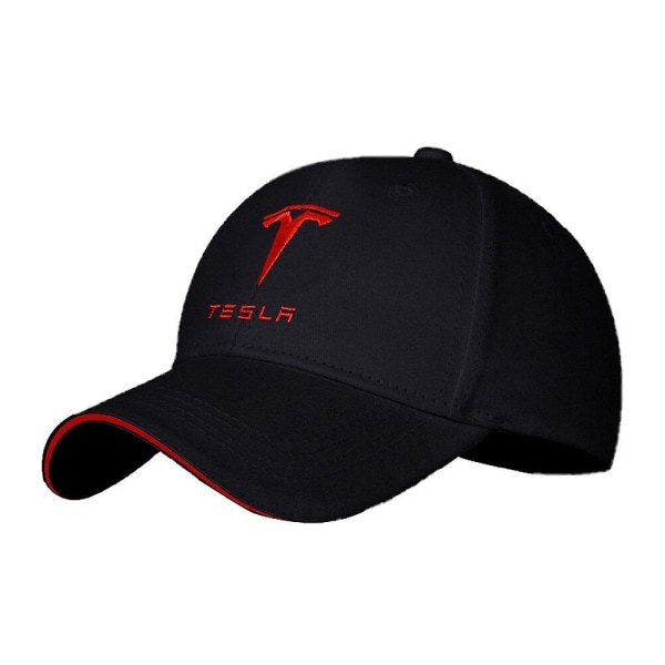 SHAO Biltilbehør Til Tesla Model 3 S Y X Logo Baseball Cap Hat Gorra Mænd Kvinder Udendørs Sport Solhat Casquette Sort Auto Styling