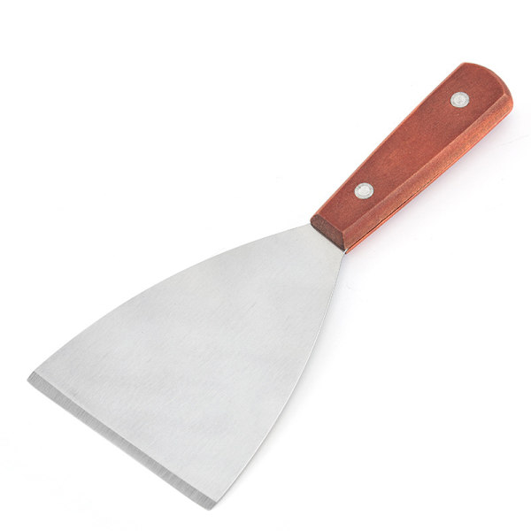 Multifunktionell grillspatel Teppanyaki rengöringsspatel -21*8.8cm, 2 stycken