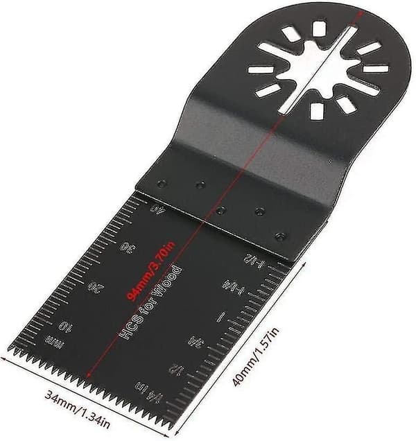 20-pack 34 mm oscillerande sågblad för multiverktyg