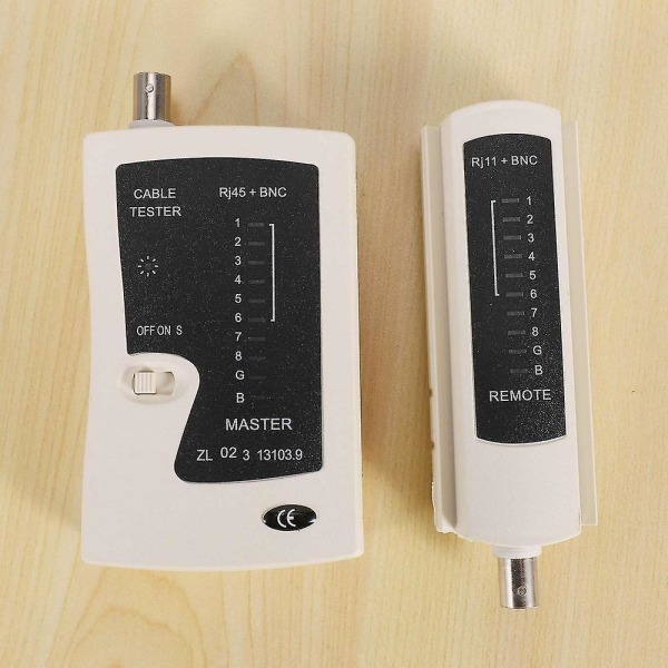 Nettverkskabel Ethernet Tester Lan Rj45 Bnc Testverktøy Koaksial Signal Lan Tester