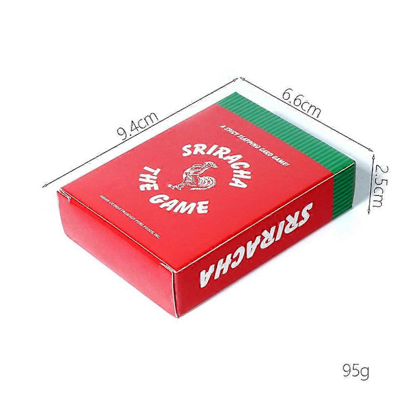 Gaibosi Sriracha Kortspel Det Kryddiga Slå-kortspelet för Hela Familjen Snabbtempo Inkluderar 52 kort För 2-4 spelare