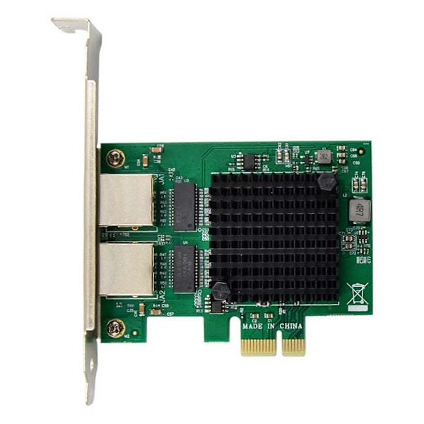 PCIE X1 82571 Gigabit Server Nettverkskort PCIE Ethernet Nettverkskort Dual Port RJ45 Ethernet Adapter