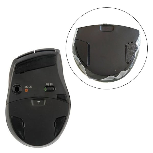 Tilbehør til reparation af Logitech M705 Gaming Mus - Batteridæksel Sort