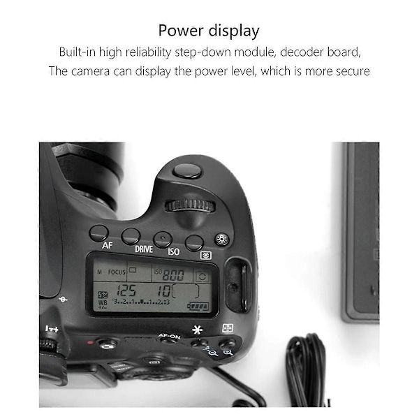 NP FZ100 Dummy Batteri til D-Tap for V-Mount BP Batteri til A7r3/A7M3/A7S3/Fx3 A9