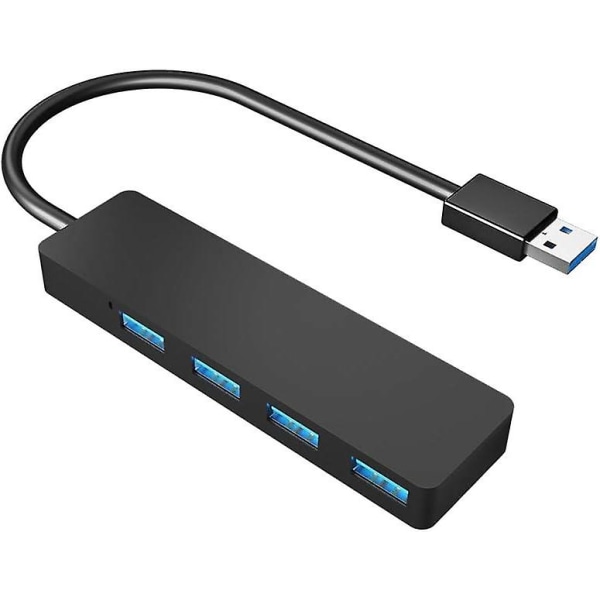 USB Hub, 4-portars USB 3.0 Hub, Ultra Slim Extra Lätt USB adapter, USB Distributor Data Hub för