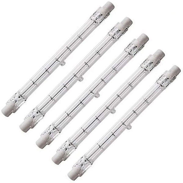 Dæmpbar R7s 189mm 100w Halogen Pære Ac220-240v J189 Lineær Halogen Projektør Til Landskab, Sikkerhed, Gadebelysning (sæt Af 5) Den Bedste