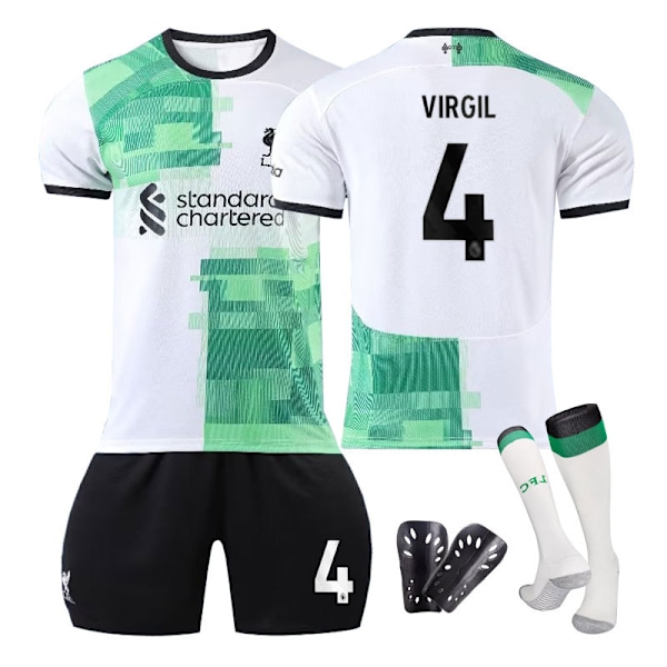 2324 Liverpool vieraspeliasun puku paita urheiluvaatteet miesten ja naisten jalkapalloasu NO.7 28
