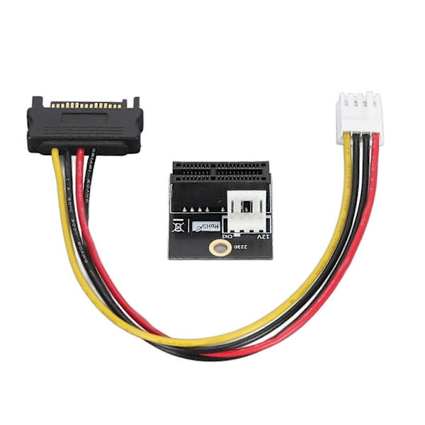 M.2 NGFF Key A A+E E till PCIE 1X Adapter 4pin 5V 12V Strömförsörjning Hög Tillförlitlighet NGFF A E till PCIE Express X1 Adapter för Linux