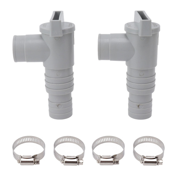 Intex Bestway Poolsun Underhålls-/Stoppventil för pooler med 32 mm slanganslutningar