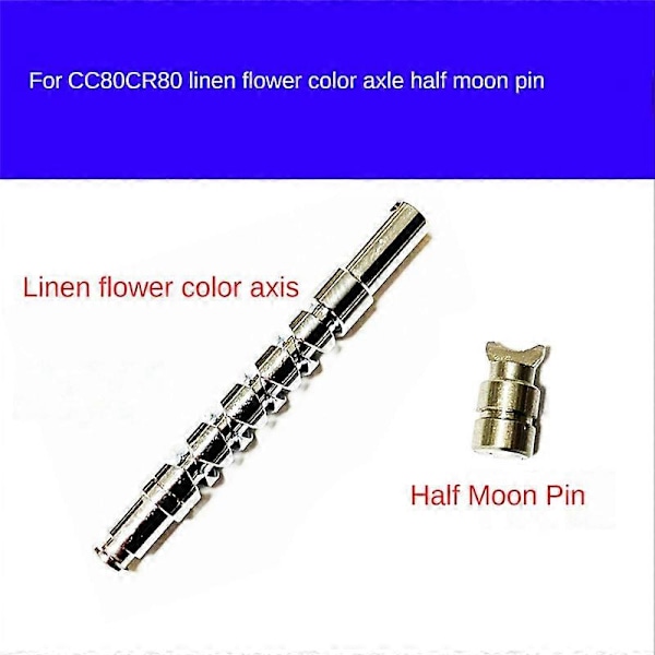 Til DAIWA CC80 CR80 Vanddråbehjul Aksel Halvmåne Pin Twist Aksel Fiskeshjul Tilbehør