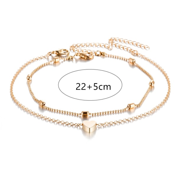 Anklet Love Gold One Piece