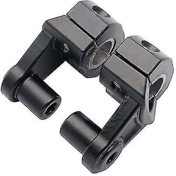 Motorcycle Handlebar Risers Universal Handlebars Risers Fit For 7/8" 22mm / 11/8" 28mm Aluminium Alloy Durable Bars Clampblack2pcs TAIYV