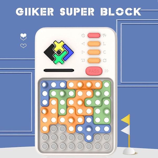 Giiker Super Block Byggepuslespill Klotski Leker Logisk Barn Leker Utdannings Trening