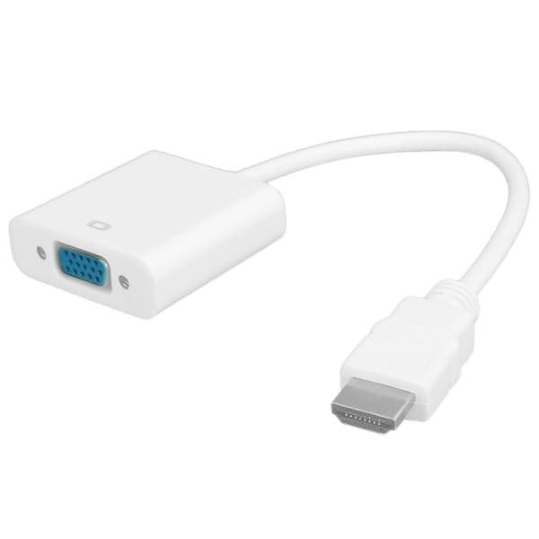 HD Multimedia Interface til VGA Adapter Konverter Kabel til Computer Laptop Skærm Projektor