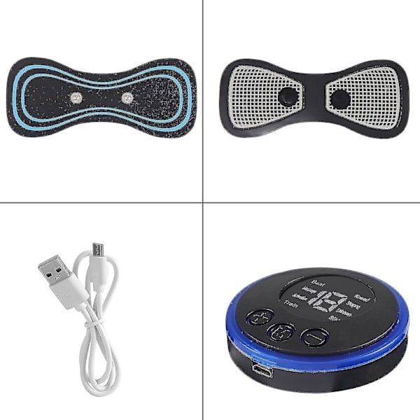 Pulse Tens Enhet Ems Massager Rygg Full Body Muskel Stimulator Smärtlindringsapparat