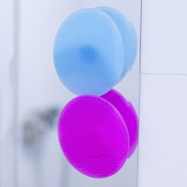 Ny badtvättborste Ansiktsrengöringspad Håransiktsexfolierande rengöringsskrubber