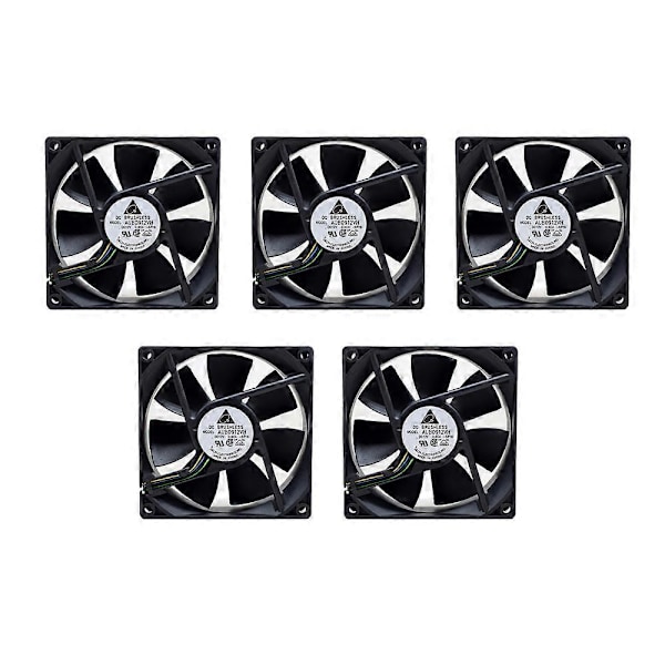 9025 DC 12V 0.6A AUB0912VH Computer CPU Køleventilator 90X90X25mm 4 Wire Connector PWM Temperaturstyring