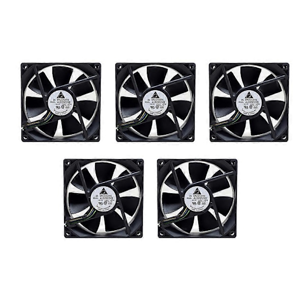9025 DC 12V 0.6A AUB0912VH Dator CPU Kylfläkt 90X90X25mm 4-trådskontakt PWM Temperaturkontroll