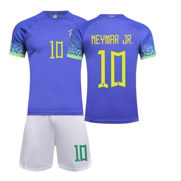 2223 Brasil hjemmebane trøye nr. 10 Neymar 20 Vinicius 9 Charlesson 18 Jesus drakt trøye K No.10 XL