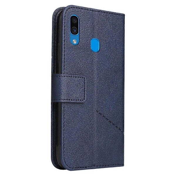 För Samsung Galaxy A20 / 30 GQUTROBE Rätvinkligt Läder Telefonfodral
