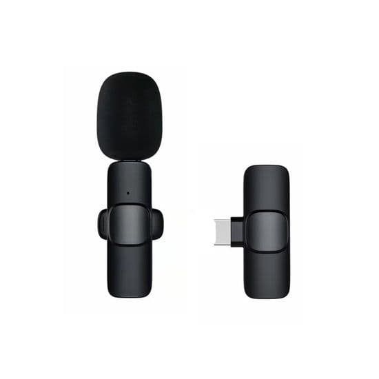 Trådløs Lavalier-mikrofon iPhone- og Android-kompatibilitet - ABS-materiale - 8-12 timers batterilevetid